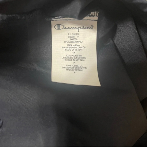 Champion Packable Quarter Zip Pullover Men’s Small Navy Wind And Rain Resistant - Picture 9 of 9